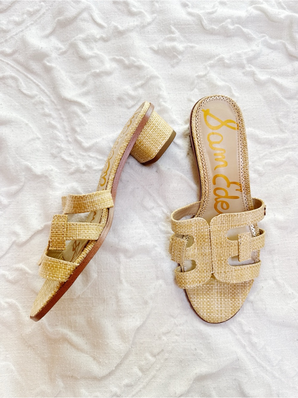 Sam Edelman Illie Block Heel Slide Sandal Size 7.5 - Picture 4 of 8